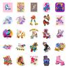 50Pcs Roller Skates Stickers Waterproof Reusable DIY Decals for Phone Laptop Tablet