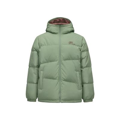Sports Alliance Series Casual Fashion Versatile Comfortable Down Jacket Unisex Outerwear Brown Green L424U260-03LX