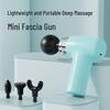 Compact Electric Fascia Gun: Home & Gym Full Body Muscle Massager