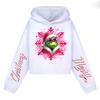 Kids' Casual Fashion Christmas Printed Long Sleeve Hooded Sweatshirt (No Drawstring)
