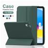 Étui pour iPad 5ème 6ème 7ème 8ème 9ème 10ème 11ème 12ème Génération Air 1 2 3 4 5 6 7 Support Trifold Smart Cover et Dos Souple en TPU