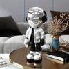 Large Astronaut Statue Resin Craft Spacemen with Star Figurine Ornament for Book Shelf TV Stand Decoration Accessories