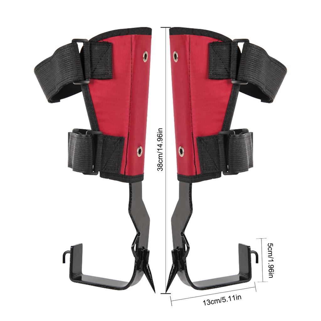 Spikes Set Kletternägel Verstellbares Lanyard Seil Rettungs Camping Baumklettern Überlebensjagd Werkzeug Mit Sicherheitsgurt Zubehör