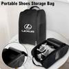 Car Sneaker Bag Shoe Storage Case Travel Organizer Accessories For Lexus IS250 IS200 CT200h GS300 LS430 RX450h LX570 IS300 ES RX