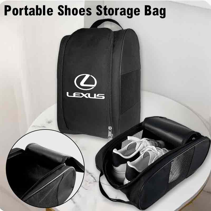 Car Sneaker Bag Shoe Storage Case Travel Organizer Accessories For Lexus IS250 IS200 CT200h GS300 LS430 RX450h LX570 IS300 ES RX