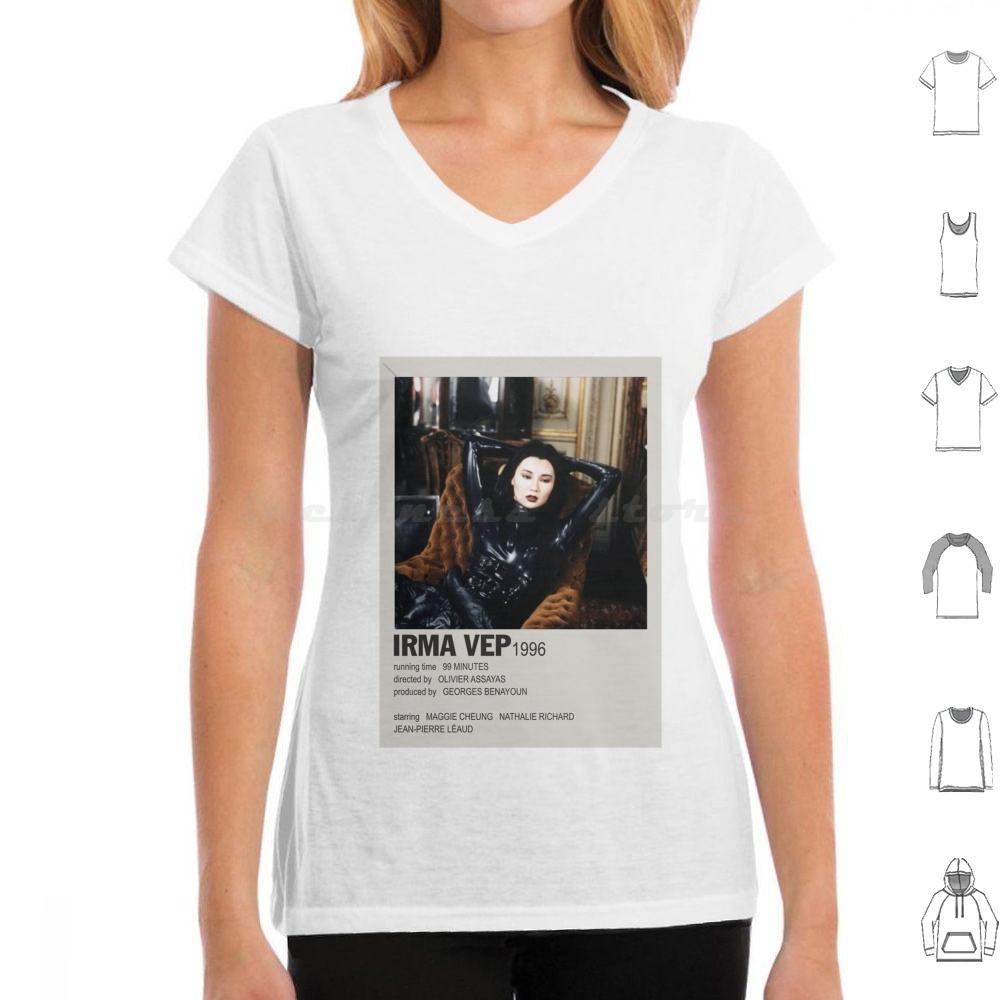 

Irma Vep Old Movie T Shirt Cotton Men Women DIY Print Maggie Cheung Asian Film French Latex Irma Vep Cinema Dominatrix Classic 3XL