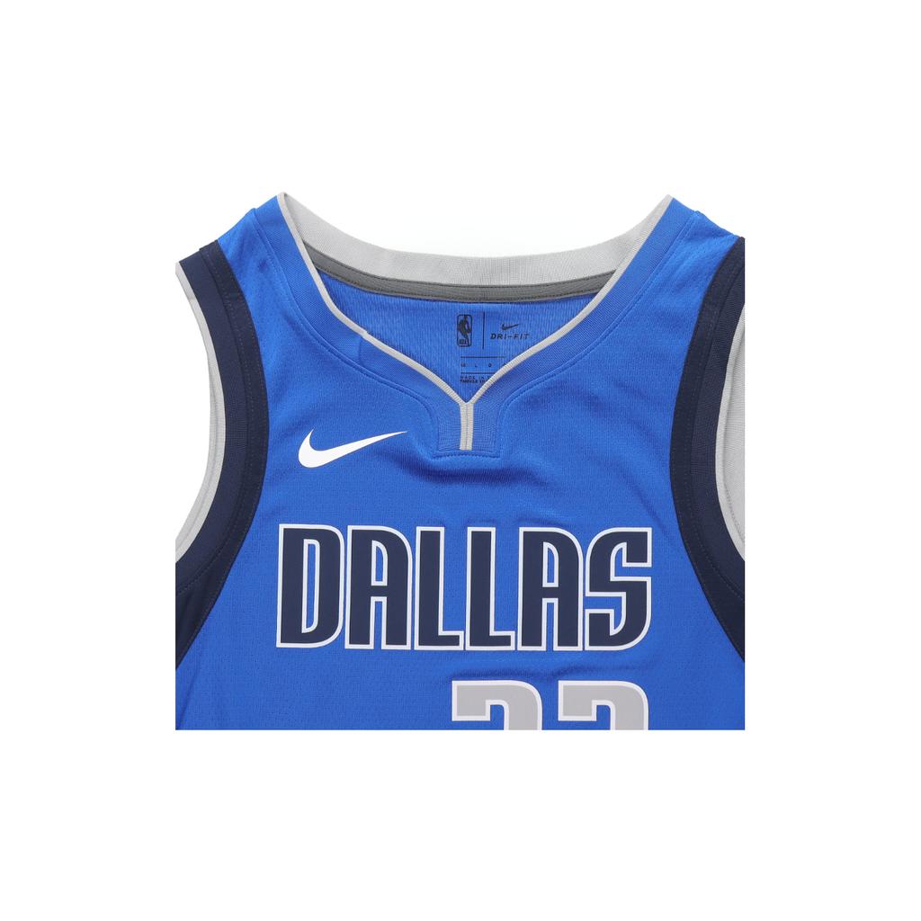Nike Doncic Dallas Marvericks Icon Edition 2020 Jersey Blue/Black/Grey Men Streetwear CW3662-489
