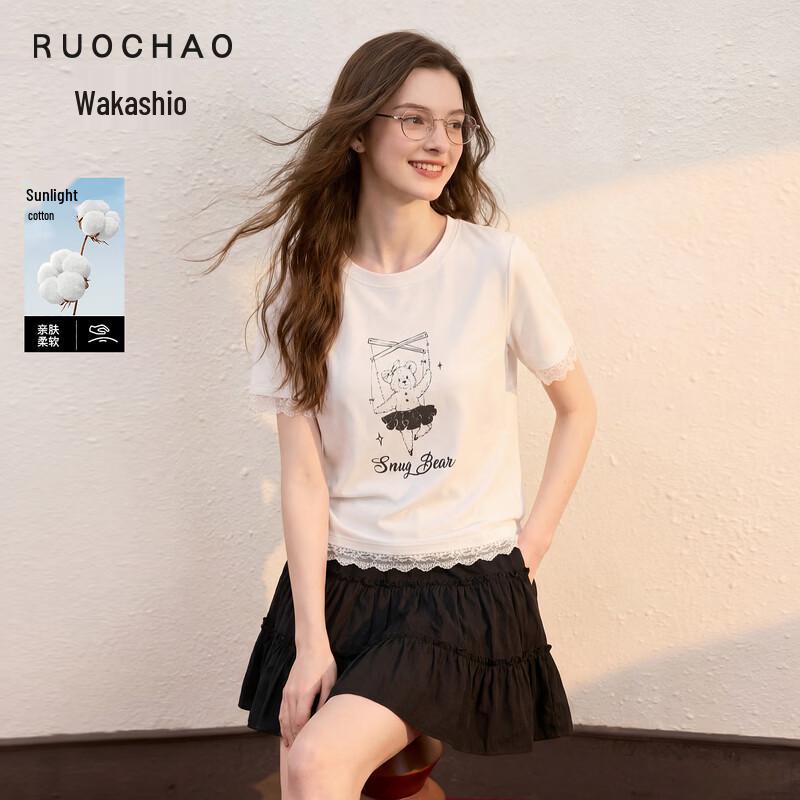 

SanCai Women s Plus Size Bear Print T-Shirt XXL