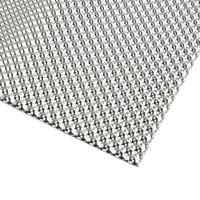 Hitzeschild aus geprägtem Aluminium, 300 mm x 500 mm, Turbokrümmer, Auspuffanlagen, elektrischer Direktersatz, Autozubehör