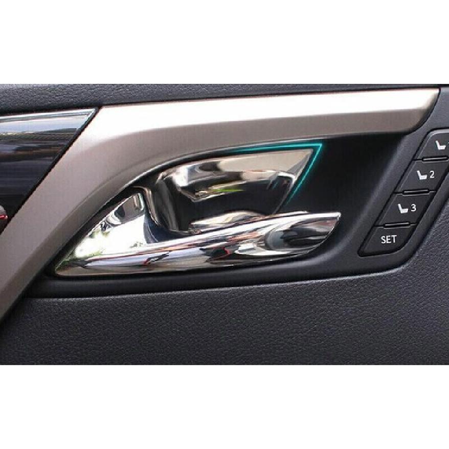 Car Interior Door Bowl Cover Trim Fit For Lexus IS300 350 2014-2019 Silver Steel