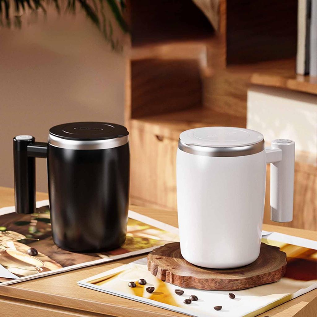 Automatic Stirring Mug 400ml/14oz Rechargeable Rotating Automatic Mixing Cup for Tea Women and Men Protein Drinks Travel