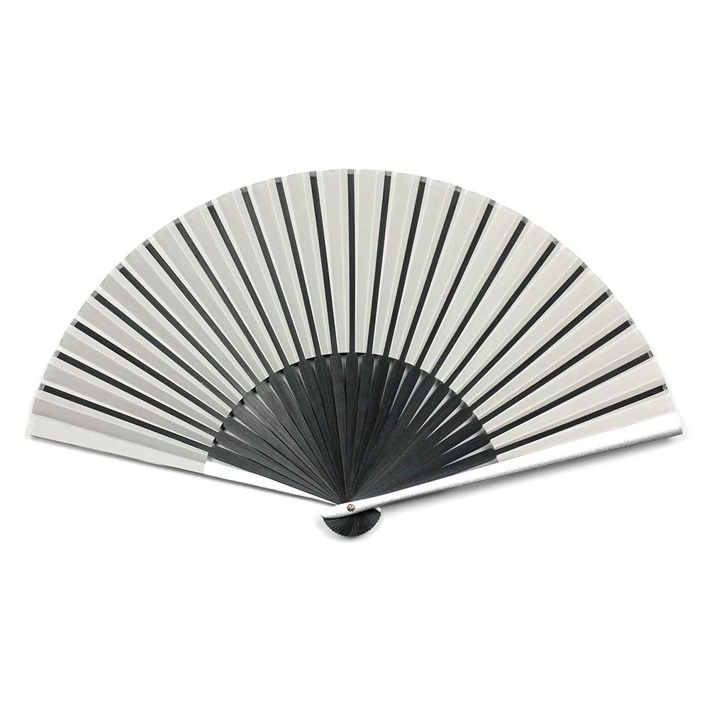 Taniguchi Shoudo [Wagami Koji] Folding Fan, Aluminum Rib Fan, Kyoto Stone Pavement, A unique folding fan with aluminum ribs