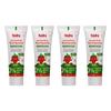 BabyOrgano Kids Toothpaste Strawberry Flavor Herbal Oral Care Gel for Babies and Children 6 Months To 6 Years Old 50G Pack of 4