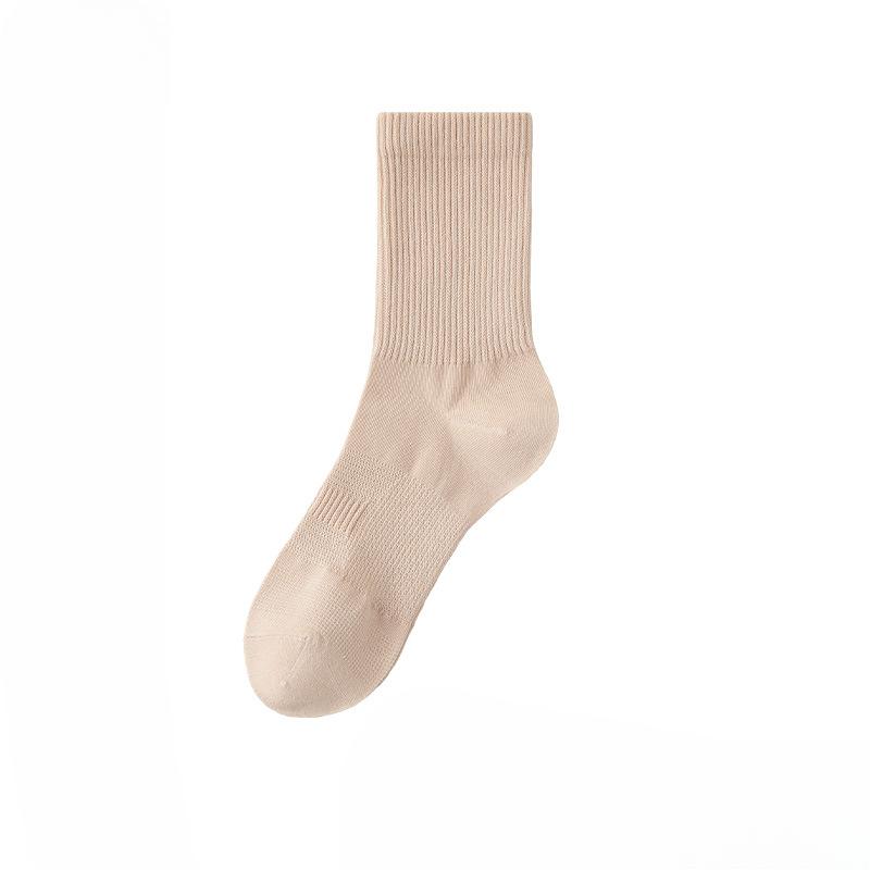 Female Autumn and Winter 10A Anti Bacterial Deodorant Boneless Sweat Absorption Breathable Sports Tube Socks
