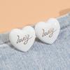 Waist-slimming Tightener Waistband Pins Adjustable Removable Heart-shaped Buttons Buckles