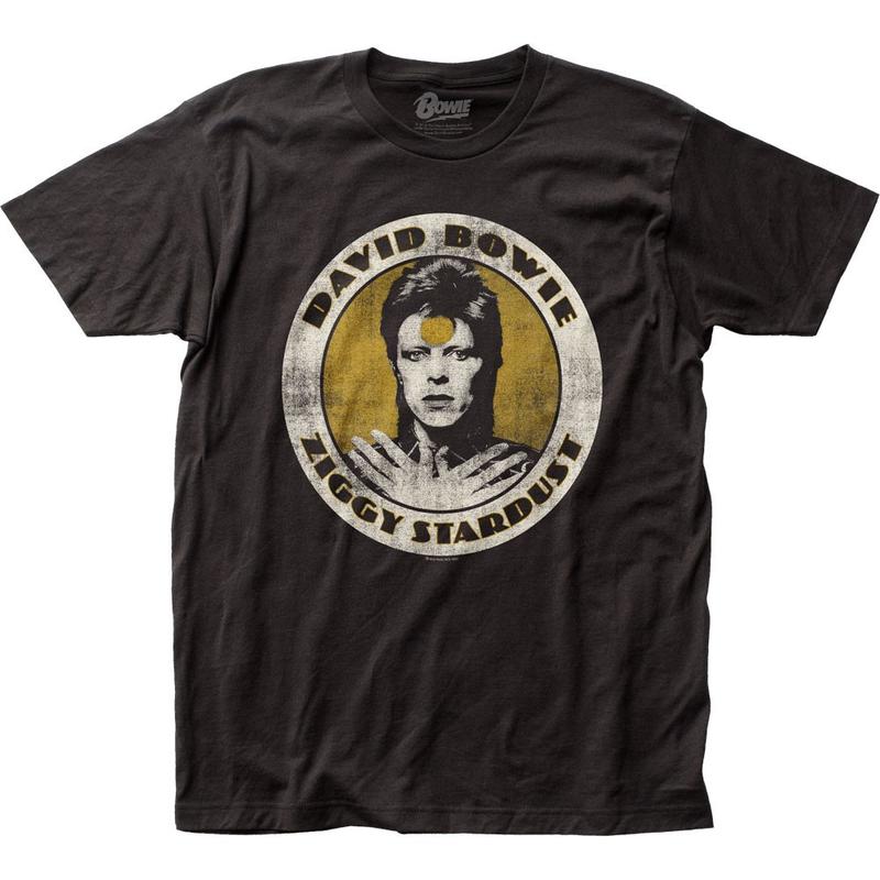 

David Bowie Ziggy Stardust Unisex T-shirt Music Classic Rock Band Tee New Black M