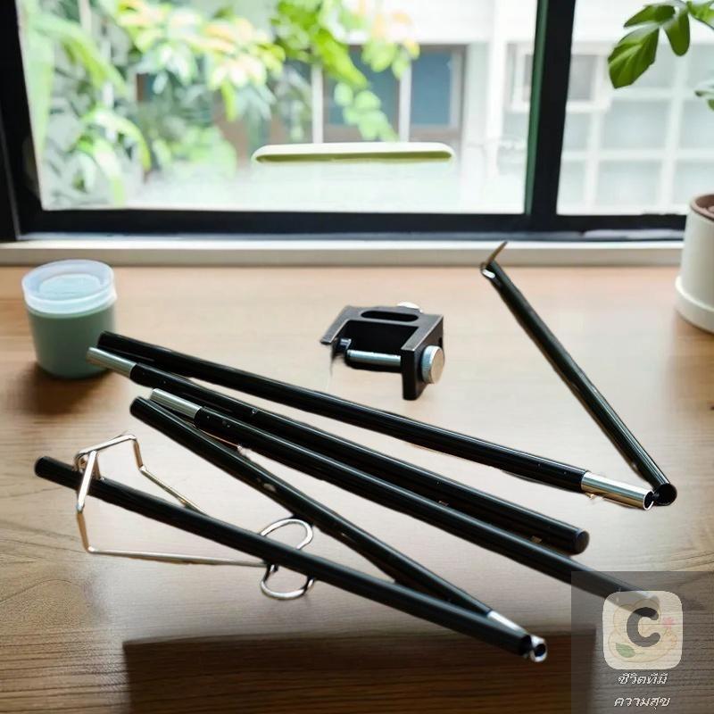 Tabletop Lantern Brackets, Detachable Aluminum Alloy Camping Stand, Crucial Hiking Lighting Equipment