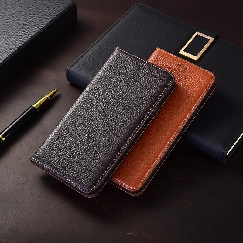 Litchi Patterned Phone Case for Honor X7 X7a X7b X7c X6 X6a X6b X6c X5 X5b Plus 4G 5G Flip Book Cover Wallet
