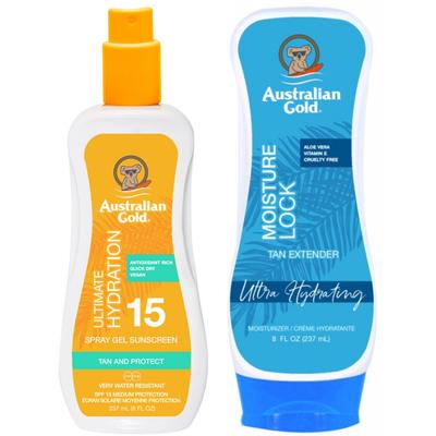 Australian Gold Spray Gel SPF15 + Moisture Lock 237ml