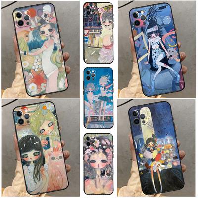 Cartoon Ästhetik Aya Takano Für Huawei Nova 8i 3i 7i 11i 12i 9 10 SE Y73 Y90 Y70 Y72 Y61 Y91 P30 P40 Lite P60 Pro Hülle