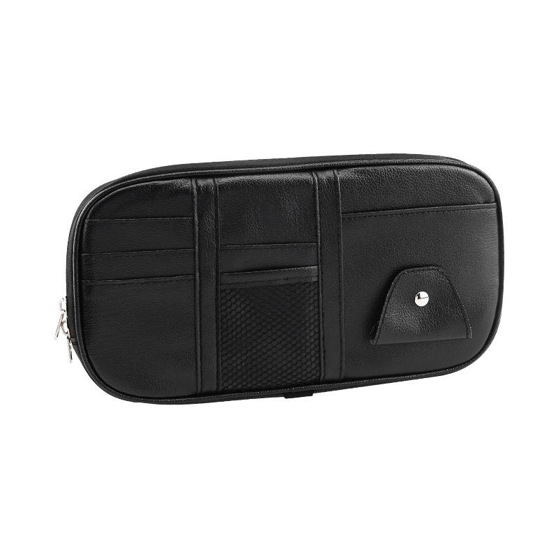 Car Sun Visor Storage Bag: Document & Card Holder, Multi-functional Interior Organizer