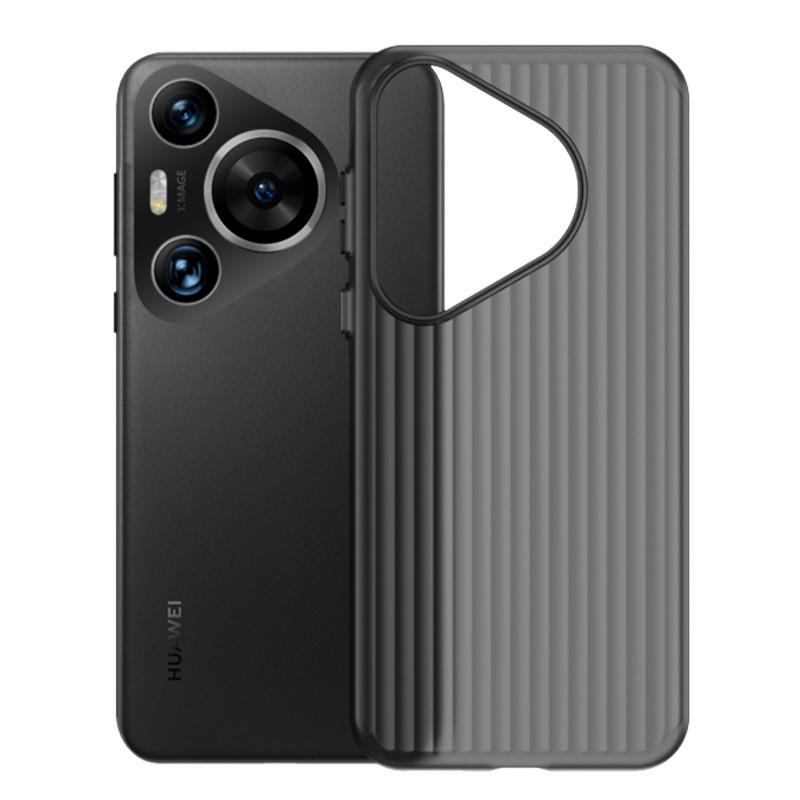 

Чехол для телефона Huawei Pura70Ultra с гофрированным узором, P70Pro матовый не желтеющий P70 противоударный защитный чехол Pura70Ultra