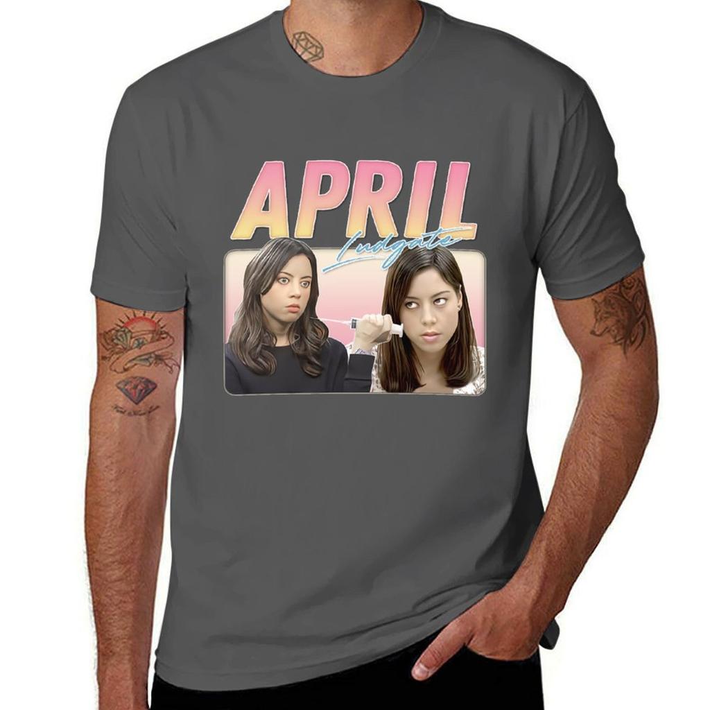 Aubrey Plaza April Ludgate TShirt Sporty Casual Quick Dry TShirt