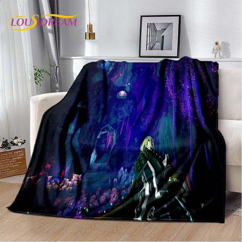 DRG Deep Rock Galactic Game Gamer Soft Plush Blanket,Flannel Blanket Throw Blanket for Living Room Bedroom Bed Sofa Picnic Cover
