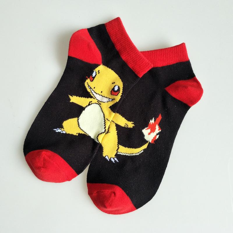 Anime  Pikachu Socks Cosplay Bulbasaur Eevee Cute Figure Doll Unisex Socks