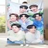 Modische B-BTS Kpop Flanelldecke, Ultraweiche Warme Plüschdecke für Zuhause Schlafzimmer Bett Sofa Abdeckung Büro Camping Picknick Geschenk