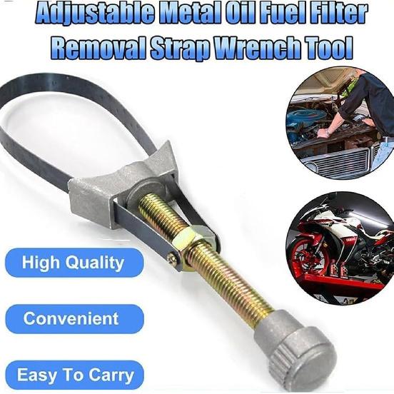 Auto Car Diameter Adjustable Oil Filter Removal Strap Wrench Tool, New Upgrades Adjustable Oil Filter Wrench, 60mm To 110mm Diameter Adjustable