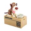 Large Capacity Automated Dog Steal Coin Piggy Bank Anti-fall Coins Storage Box  Living Room