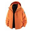 Men Women 3-in-1 Outdoor Waterproof Windproof Jacket With Detachable Down Inner Layer Hiking Camping Winter