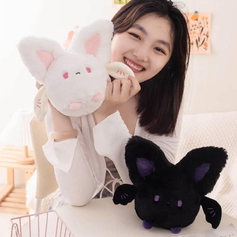 Plush Bat Halloween Toy Soft Stuffed Animal Doll Cartoon Decoration Gift Kids