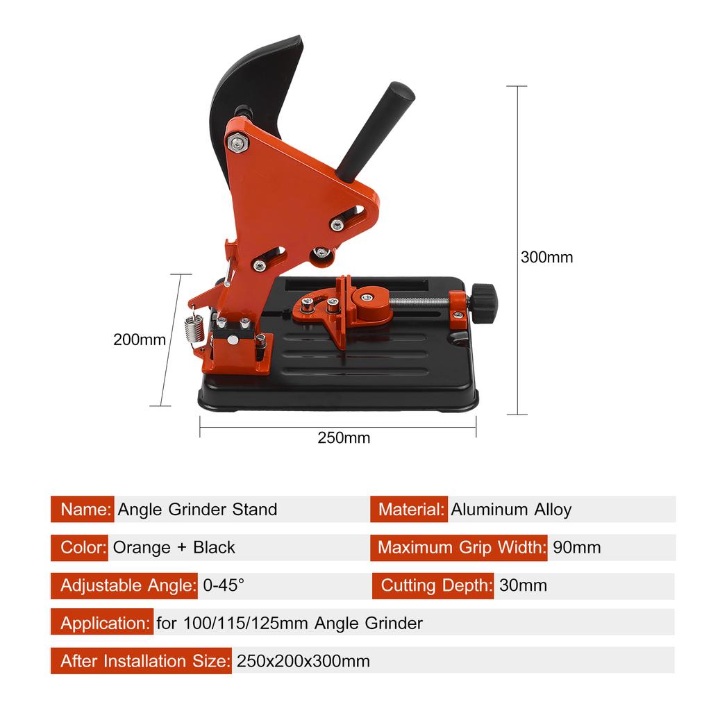 100-125 Multifunctional Angle Grinder Stand Grinder Holder Cutter Support Bracket Holder Cutting