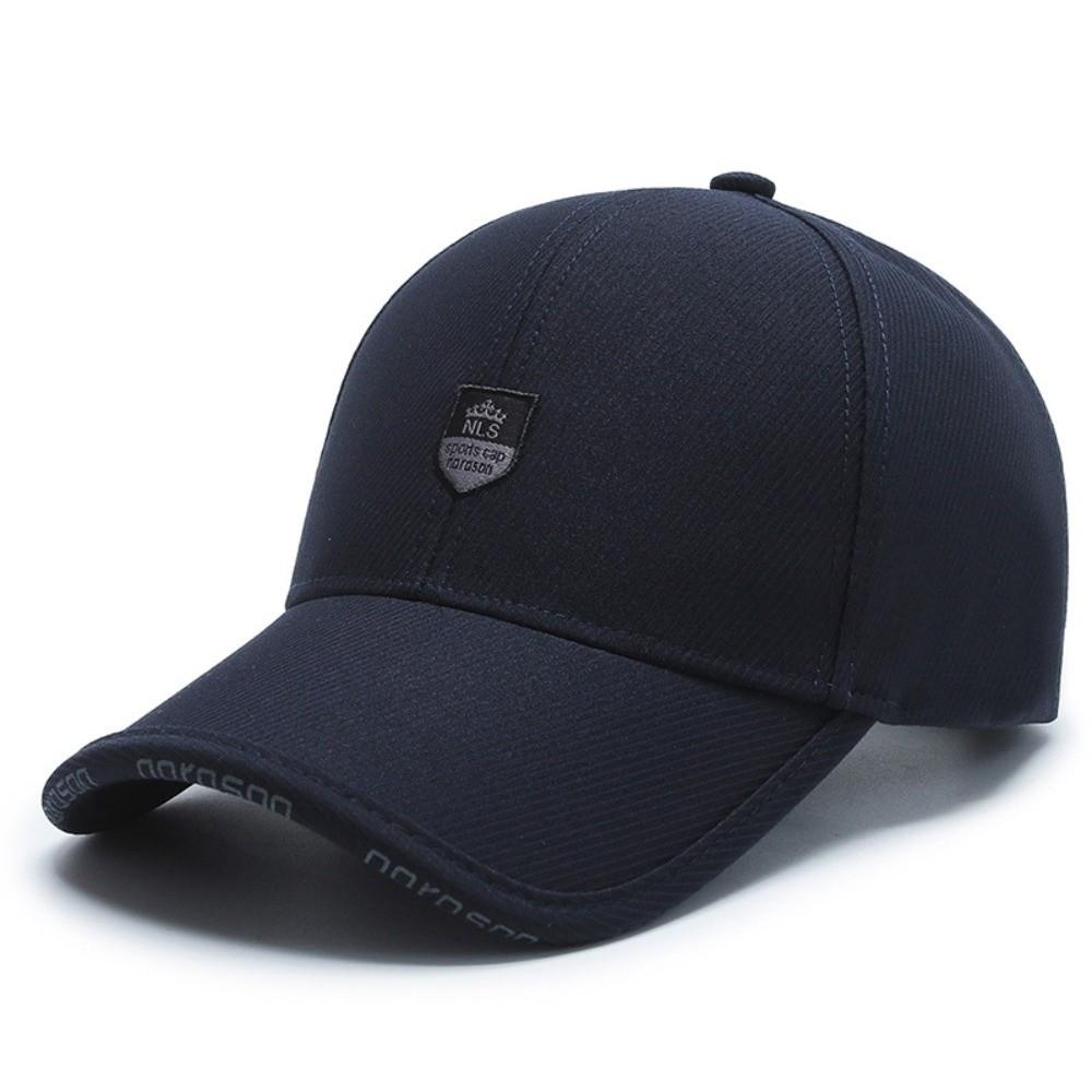 

Cotton Baseball Cap Adjustable Streetwear Sunscreen Hats Vintage Snapback Caps For Man темно-синий