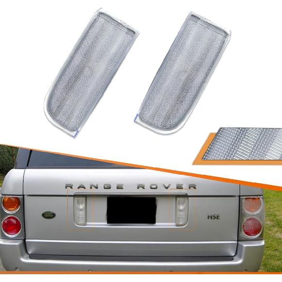 

ADIIL Smoked Lens Tailgate Reverse Backup Lights Lamps For 2003-2012 Land Rover Range Rover L322 Clear Lens (No Bulbs)