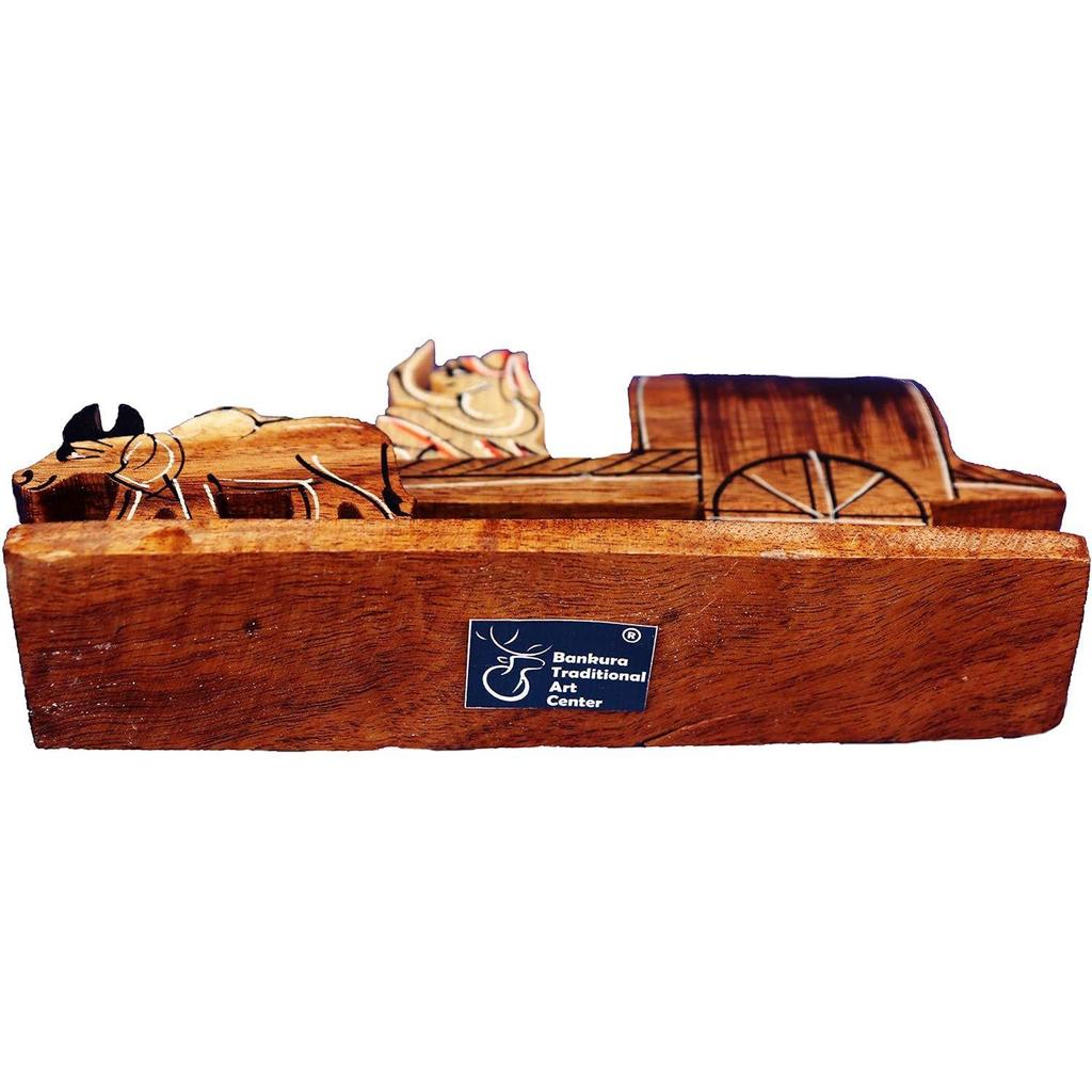 Wooden handicrafts Showpiece Table Decor and Wall Mounted Home Decoretion Toy for Kids Gift Product 14cm Clear 1 Piece