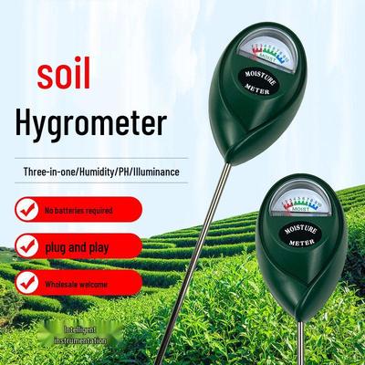 Portable Horticultural Soil Moisture Meter | Round Head Probe | Single Needle Sensor for Professional Garden Use