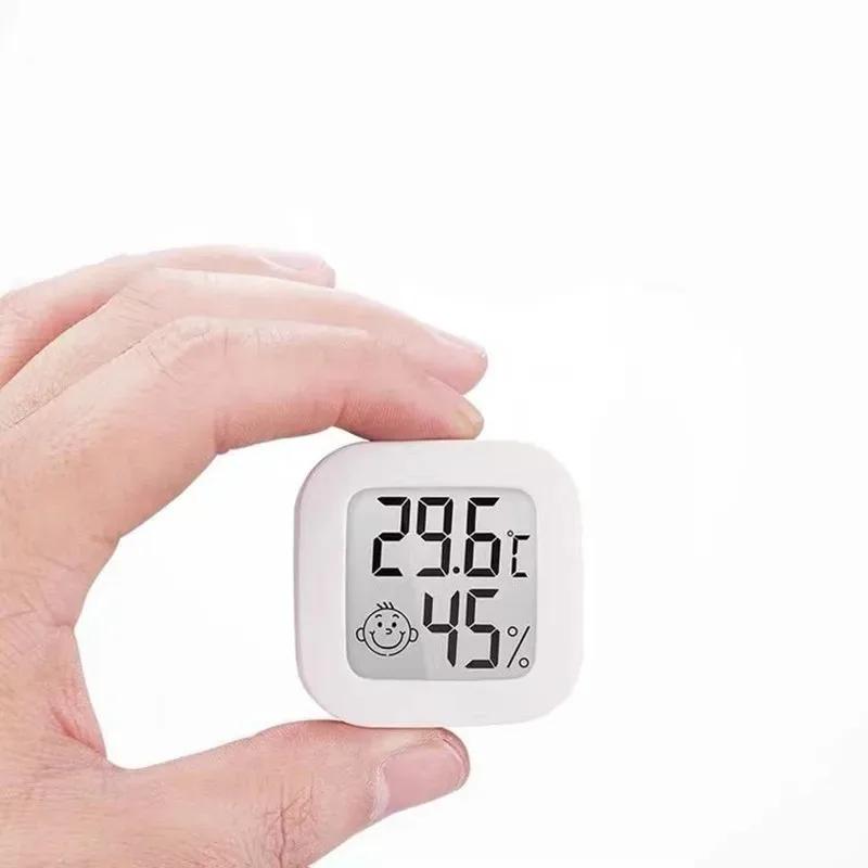 Indoor Thermometer LCD Electronic Digital Thermometer and Hygrometer Indoor and Outdoor Thermometer and Hygrometer Clock Tools