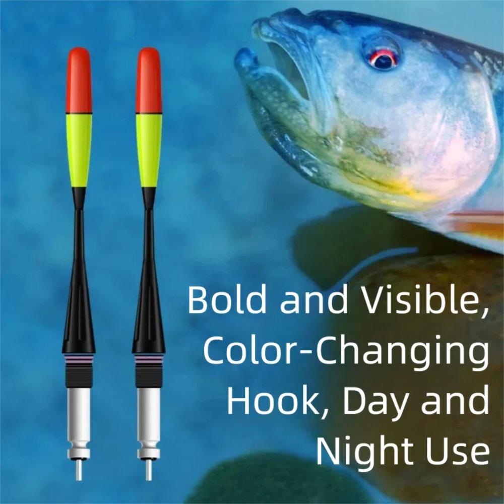 2pcs Ultra Sensitive Luminous Float Luminous Fishing Buoy Night Fishing Floa  Night Fishing
