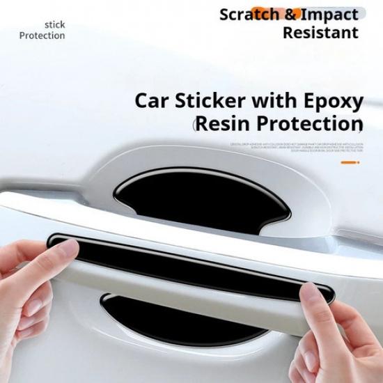 8PCS Invisible Car Door Handle Bowl Anti-Scratch Protector Sticker For Chevrolet