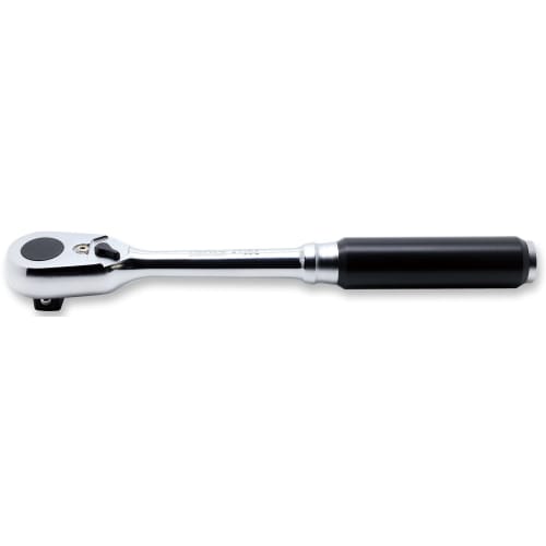 Kohken Z-EAL 2725Z-3/8 (G72) 3/8" (9.5mm) Square Ratchet Handle (Compact), Overall Length 114mm