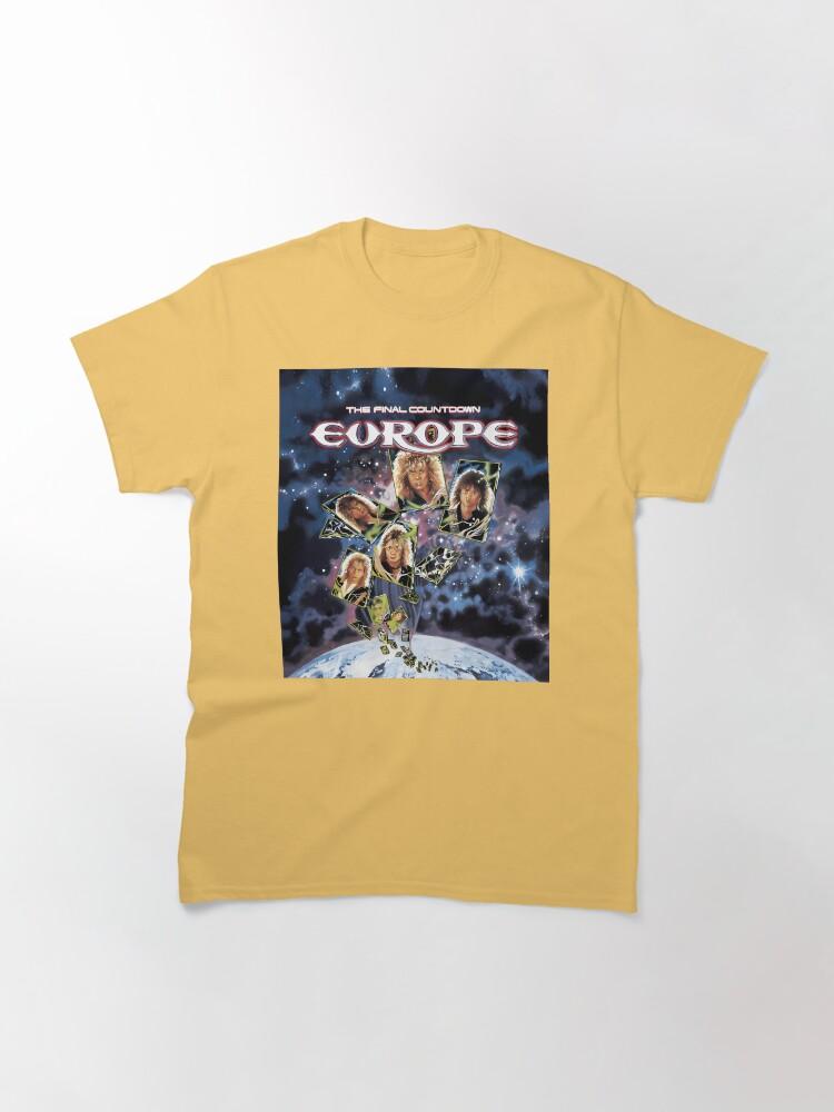 Europe The Final Countdown Foureb Europe Band War Of Kings Classic T-Shirt