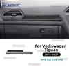 Real Soft Carbon Fiber Sticker Volkswagen Tiguan A2 AD1/AX1 2018 2019 2020 2021 LHD RHD Car Passenger Side Trim Strip