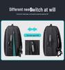 High-End Fashion Waterproof Nylon Backpack: Trendy Large Capacity Unisex Schoolbag & Business Laptop Bag