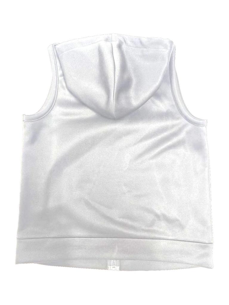 2025 Plus Size Women's Hooded Vest - Trendy, Casual, Loose, Slimming, Sleeveless Zipper Cardigan for Spring/Autumn