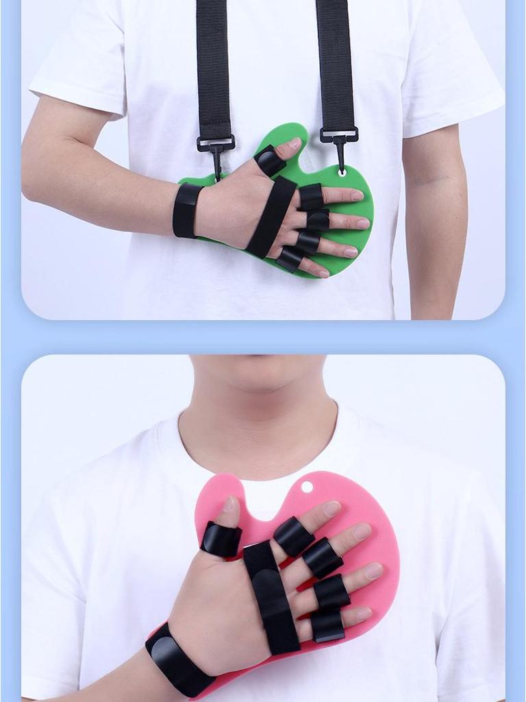 Five-Finger Separator Shoulder Strap Hand Rehabilitation Trainer
