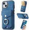 Magnetic Ring Holder Wallet Leather Case for IPhone 14 Pro Max 15 13 12 11 X XS XR 7 8 Plus SE2026 Vertical Cards Solt Cover