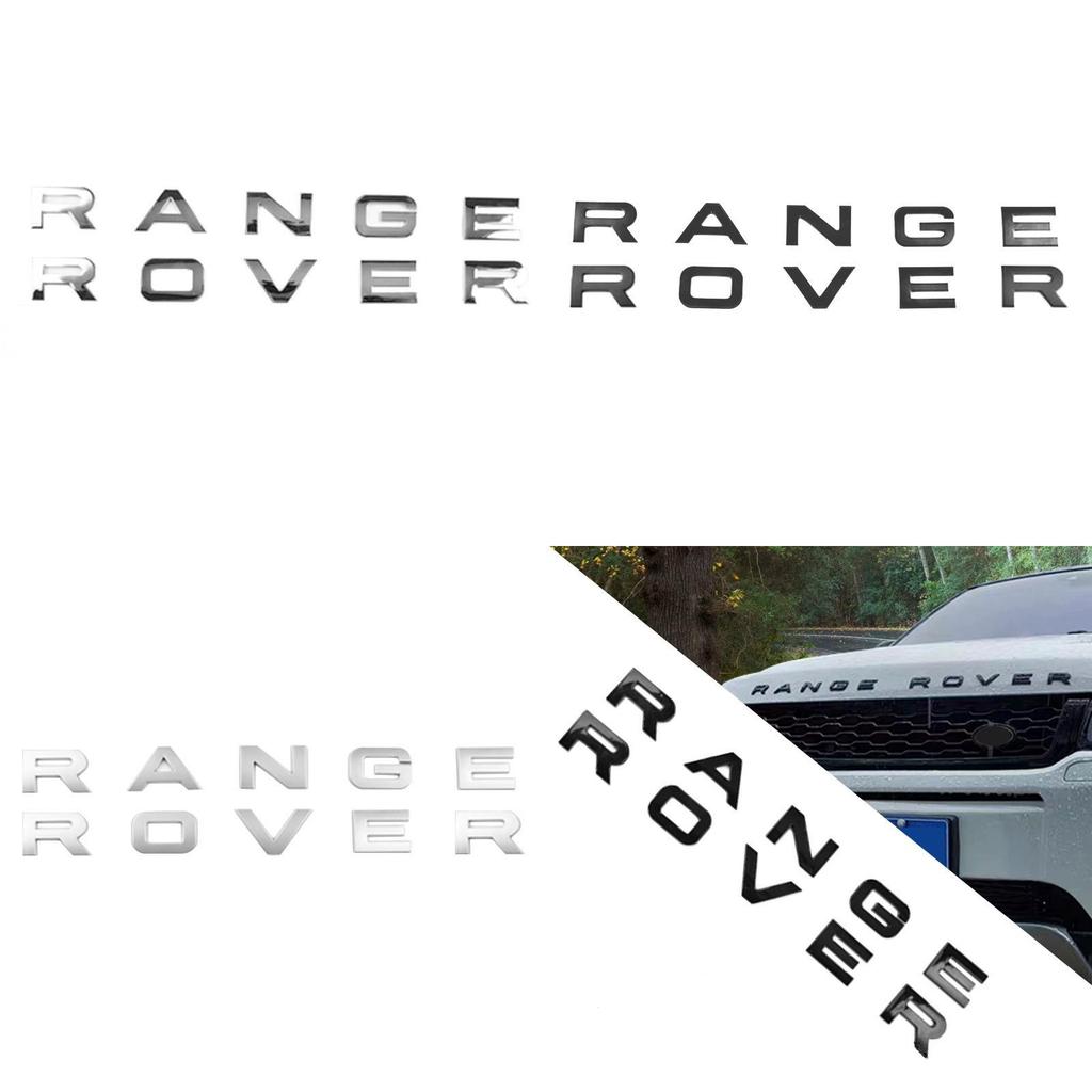 Range Rover Car Emblem Badge With Mirror Finish For Suv Decor